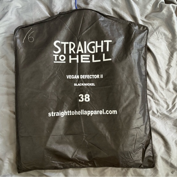 Straight to Hell vegan leather Defector II Jacket - Picture 6 of 6